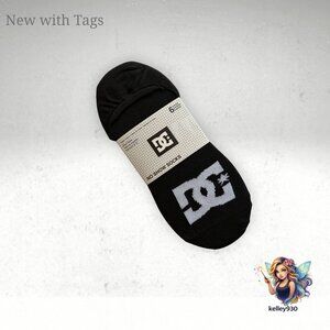 DC Shoes No Show Socks 6 Pair Pack New
